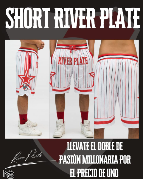 Short Oficial de River Plate - ¡OFERTA 2X1!